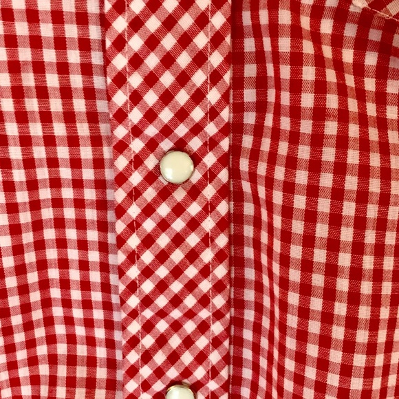 Vintage Wrangler Western Shirt with Pearl Snap Buttons Size Large - Picture 5 of 8